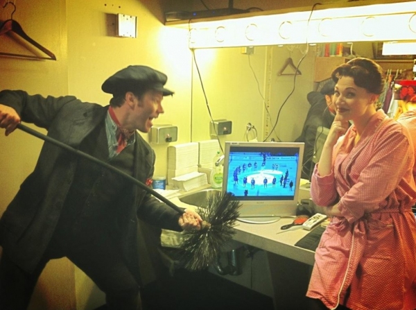 Photo Flash: Saturday Intermission Pics, Jan 19, Part 2 - 'One Week More' to See EVITA, Farewell to NEWSIES' Ryan Steele and More! Image