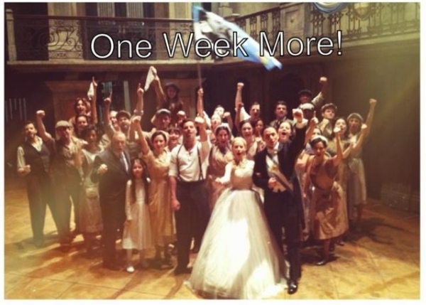 Photo Flash: Saturday Intermission Pics, Jan 19, Part 2 - 'One Week More' to See EVITA, Farewell to NEWSIES' Ryan Steele and More! Image
