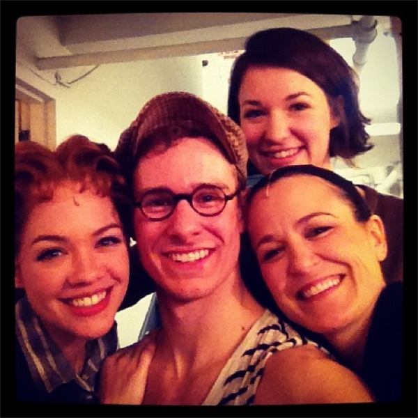 Photo Flash: Saturday Intermission Pics, Jan 19, Part 2 - 'One Week More' to See EVITA, Farewell to NEWSIES' Ryan Steele and More! Image