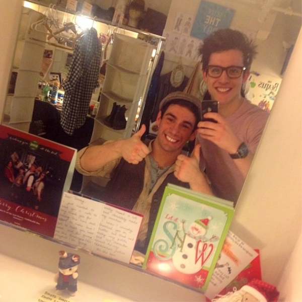 Photo Flash: Saturday Intermission Pics, Jan 19, Part 2 - 'One Week More' to See EVITA, Farewell to NEWSIES' Ryan Steele and More! Image