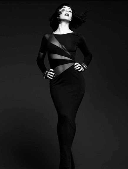 Photo Flash: Katharine McPhee Channels Co-Star Anjelica Huston in Photoshoot Image