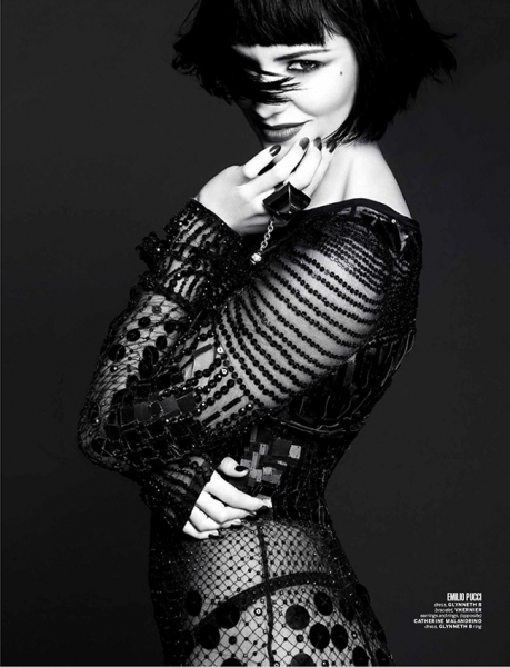 Photo Flash: Katharine McPhee Channels Co-Star Anjelica Huston in Photoshoot Image