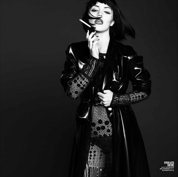 Photo Flash: Katharine McPhee Channels Co-Star Anjelica Huston in Photoshoot Image