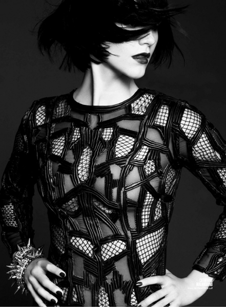 Photo Flash: Katharine McPhee Channels Co-Star Anjelica Huston in Photoshoot Image