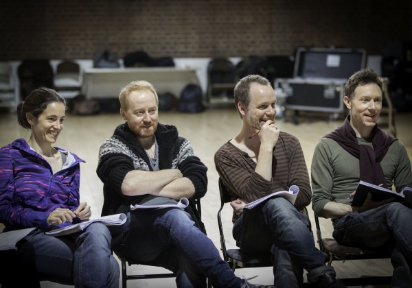 Photo Flash: James McAvoy, Claire Foy and More in Rehearsal for MACBETH Image