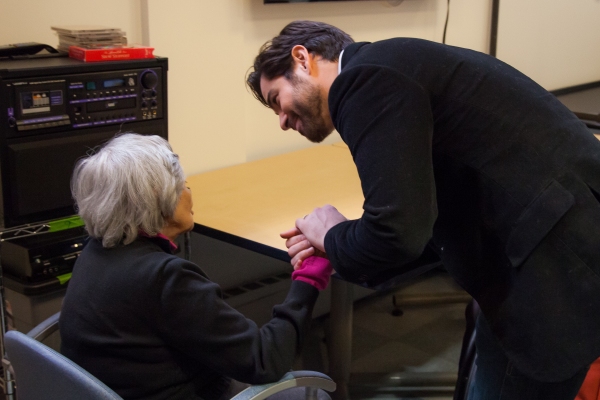 Photo Flash: Cast from Broadway's EVITA Joins Forces with Sing For Your Seniors Image