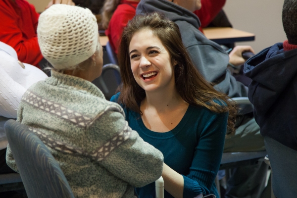 Photo Flash: Cast from Broadway's EVITA Joins Forces with Sing For Your Seniors Image