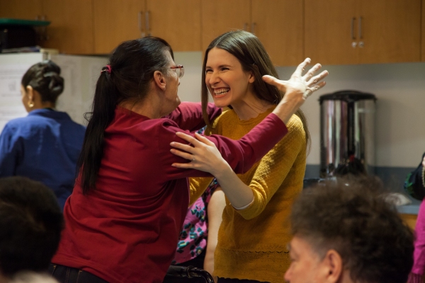 Photo Flash: Cast from Broadway's EVITA Joins Forces with Sing For Your Seniors Image