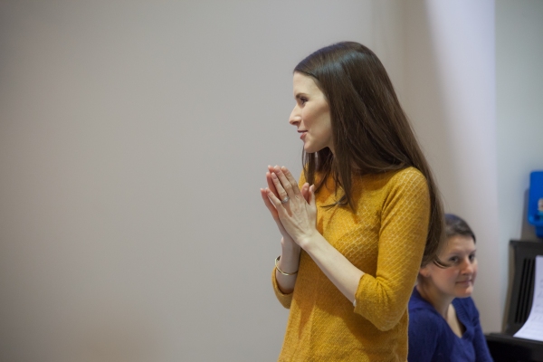 Photo Flash: Cast from Broadway's EVITA Joins Forces with Sing For Your Seniors Image