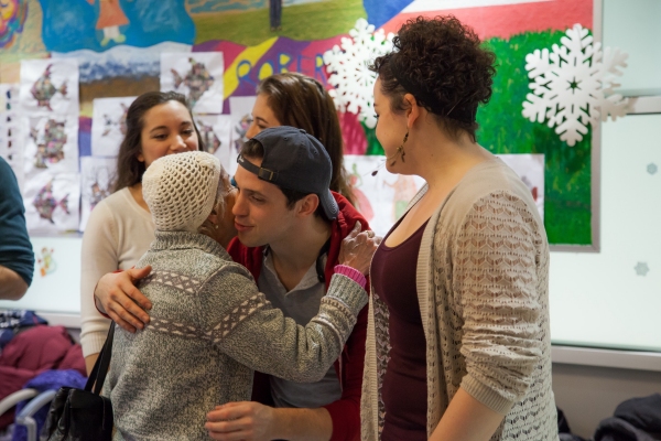 Photo Flash: Cast from Broadway's EVITA Joins Forces with Sing For Your Seniors Image