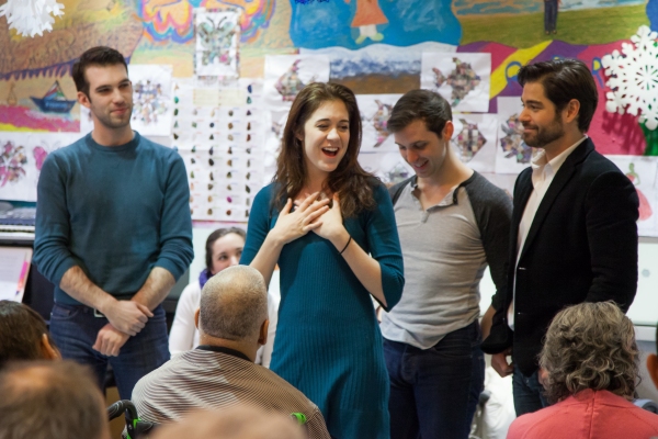 Photo Flash: Cast from Broadway's EVITA Joins Forces with Sing For Your Seniors Image