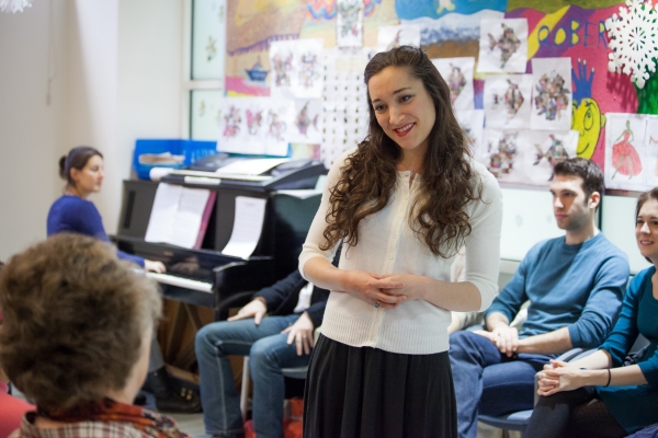 Photo Flash: Cast from Broadway's EVITA Joins Forces with Sing For Your Seniors Image