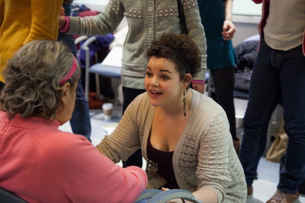 Photo Flash: Cast from Broadway's EVITA Joins Forces with Sing For Your Seniors Image