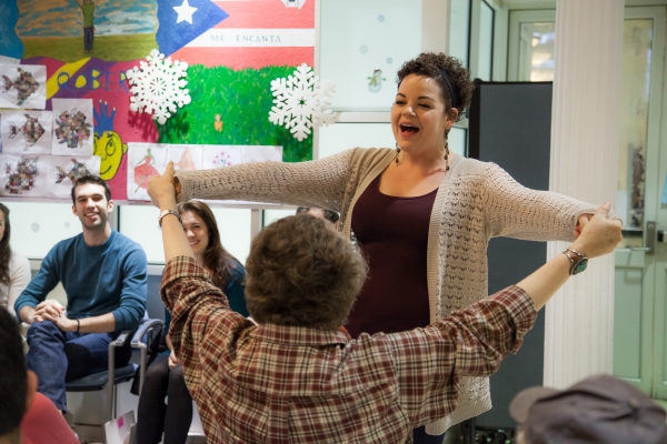 Photo Flash: Cast from Broadway's EVITA Joins Forces with Sing For Your Seniors Image