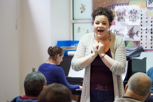 Photo Flash: Cast from Broadway's EVITA Joins Forces with Sing For Your Seniors Image