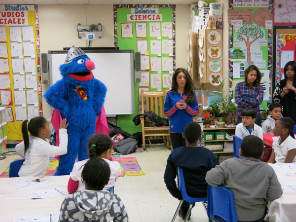 Photo Flash: SESAME STREET LIVE's Super Grover Teaches Garden of Dreams Kids How to Be a Super Hero 
