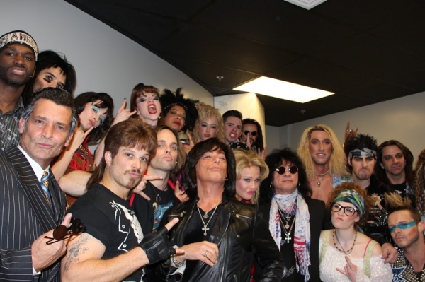 Photo Flash: Musicians Paul Shortino and Joe Lynn Turner Visit ROCK OF AGES Las Vegas Image