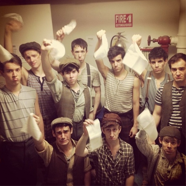 Photo Flash: Saturday Intermission Pics, Jan 26 - Farewell to EVITA, Goodbye to BOOK OF MORMON's Rory O'Malley and More!  Image