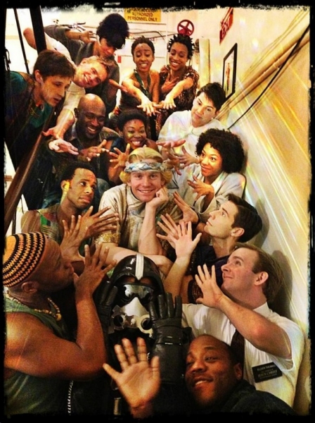 Photo Flash: Saturday Intermission Pics, Jan 26 - Farewell to EVITA, Goodbye to BOOK OF MORMON's Rory O'Malley and More!  Image