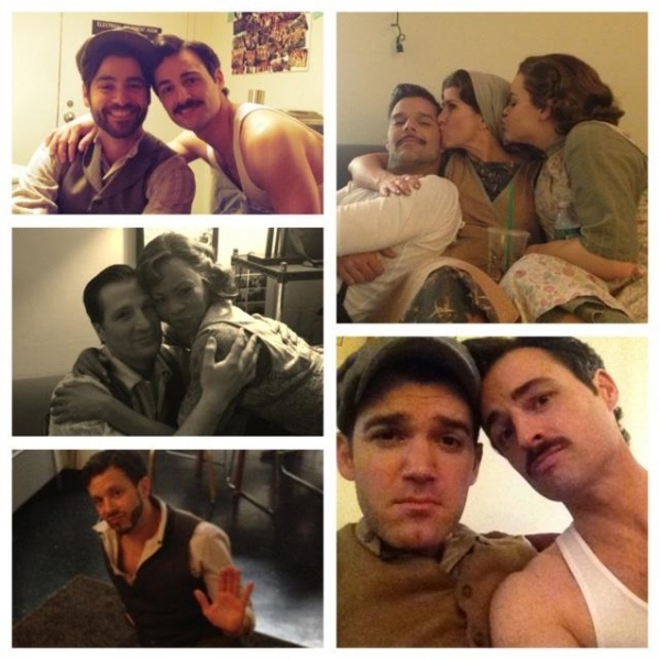 Photo Flash: Saturday Intermission Pics, Jan 26 - Farewell to EVITA, Goodbye to BOOK OF MORMON's Rory O'Malley and More!  Image