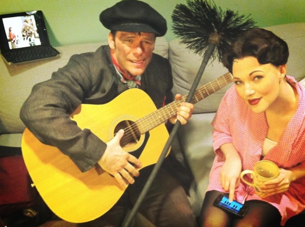 Photo Flash: Saturday Intermission Pics, Jan 26 - Farewell to EVITA, Goodbye to BOOK OF MORMON's Rory O'Malley and More!  Image