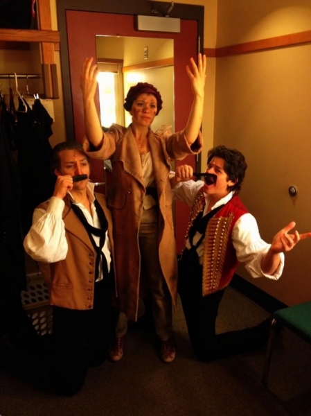 Photo Flash: Saturday Intermission Pics, Jan 26 - Farewell to EVITA, Goodbye to BOOK OF MORMON's Rory O'Malley and More!  Image