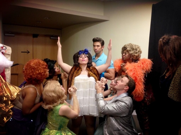 Photo Flash: Saturday Intermission Pics, Jan 26 - Farewell to EVITA, Goodbye to BOOK OF MORMON's Rory O'Malley and More!  Image