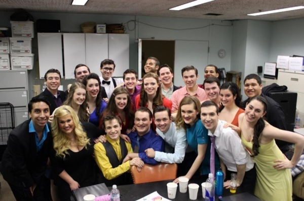 Photo Flash: Saturday Intermission Pics, Jan 26 - Farewell to EVITA, Goodbye to BOOK OF MORMON's Rory O'Malley and More!  Image