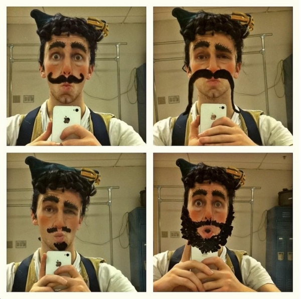 Photo Flash: Saturday Intermission Pics, Jan 26 - Farewell to EVITA, Goodbye to BOOK OF MORMON's Rory O'Malley and More!  Image