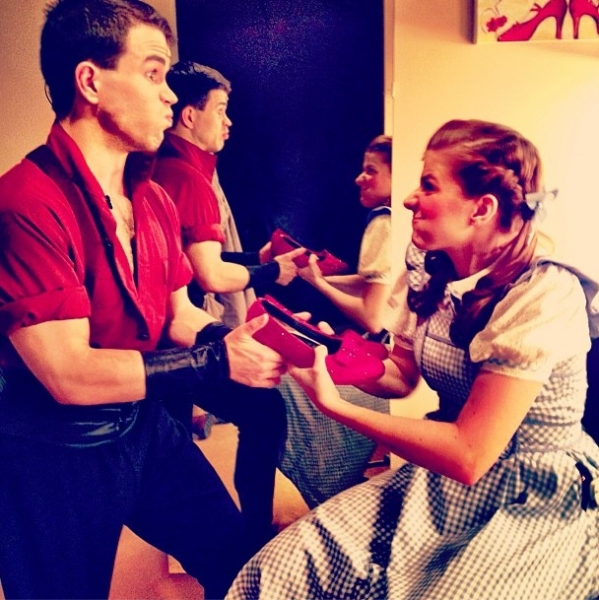 Photo Flash: Saturday Intermission Pics, Jan 26 - Farewell to EVITA, Goodbye to BOOK OF MORMON's Rory O'Malley and More!  Image