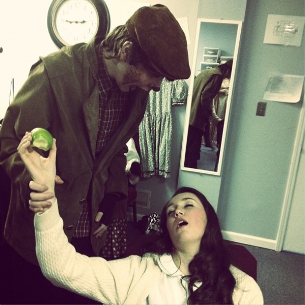 Photo Flash: Saturday Intermission Pics, Jan 26 - Farewell to EVITA, Goodbye to BOOK OF MORMON's Rory O'Malley and More!  Image