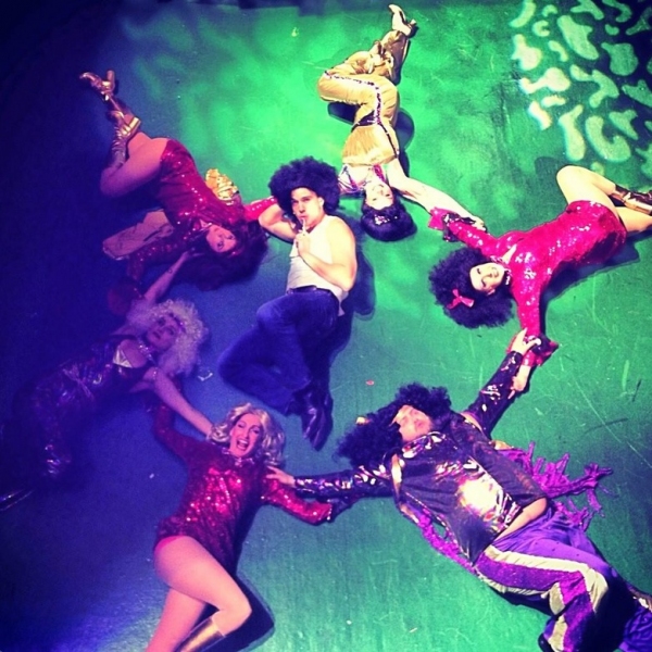 Photo Flash: Saturday Intermission Pics, Jan 26 - Farewell to EVITA, Goodbye to BOOK OF MORMON's Rory O'Malley and More!  Image