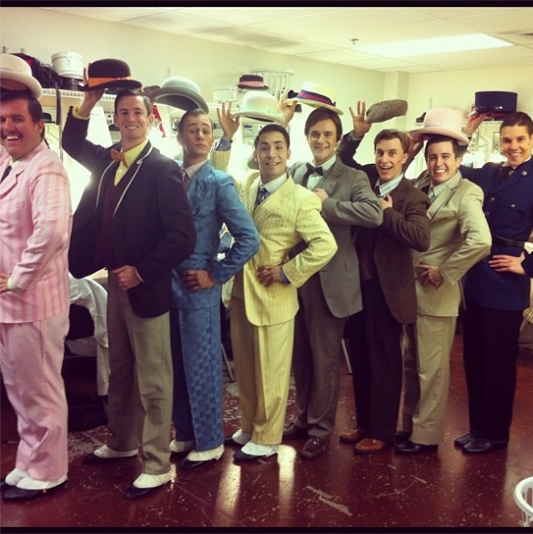 Photo Flash: Saturday Intermission Pics, Jan 26 - Farewell to EVITA, Goodbye to BOOK OF MORMON's Rory O'Malley and More!  Image