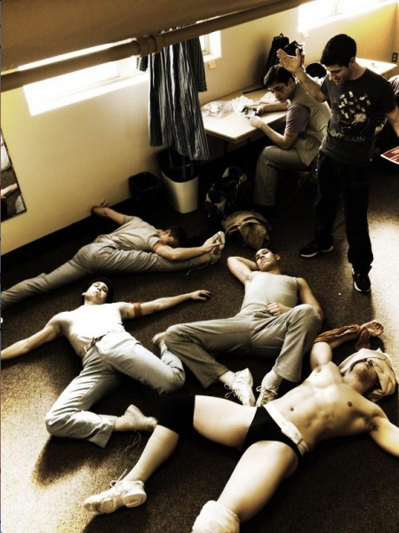 Photo Flash: Saturday Intermission Pics, Jan 26 - Farewell to EVITA, Goodbye to BOOK OF MORMON's Rory O'Malley and More!  Image