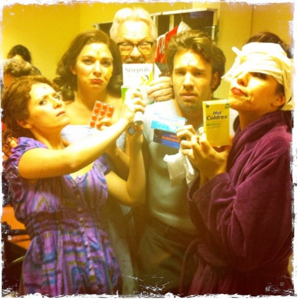 Photo Flash: Saturday Intermission Pics, Jan 26 - Farewell to EVITA, Goodbye to BOOK OF MORMON's Rory O'Malley and More!  Image