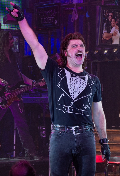 Photo Coverage: NY Yankee Mark Teixeira Makes Appearance in ROCK OF AGES! Image