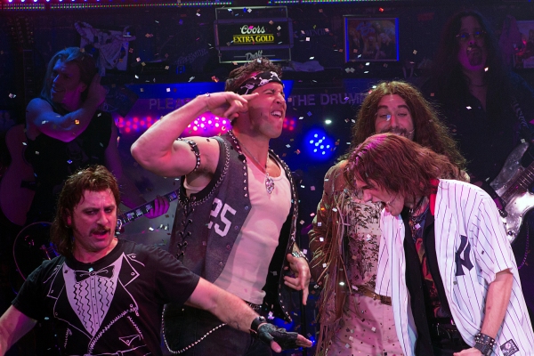 Photo Coverage: NY Yankee Mark Teixeira Makes Appearance in ROCK OF AGES! Image
