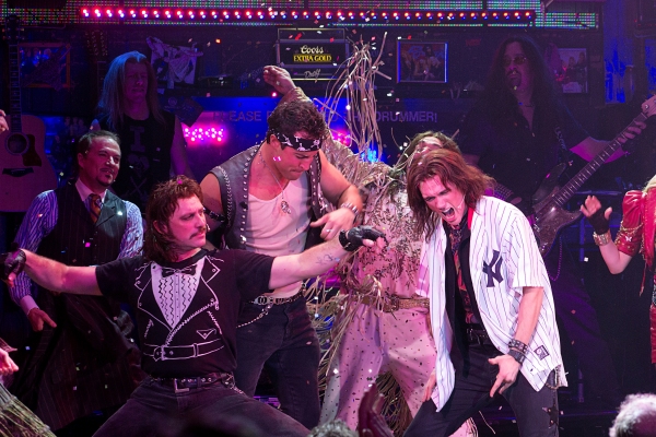 Photo Coverage: NY Yankee Mark Teixeira Makes Appearance in ROCK OF AGES! Image