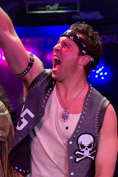 Photo Coverage: NY Yankee Mark Teixeira Makes Appearance in ROCK OF AGES! Image