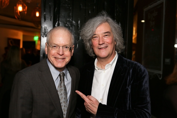 From left, CTG Producing Director Douglas C. Baker and "Backbeat" Producer Karl Sydow Photo