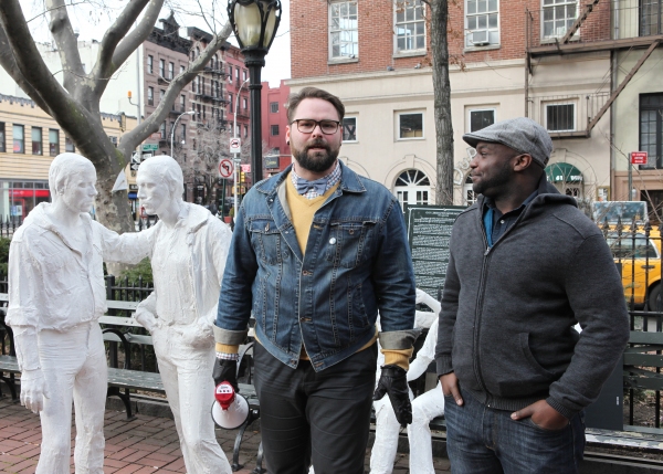 Playwright Ike Holter  & Director Eric Hoff   Photo