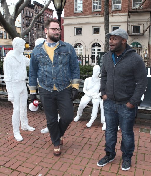 Playwright Ike Holter  & Director Eric Hoff  Photo