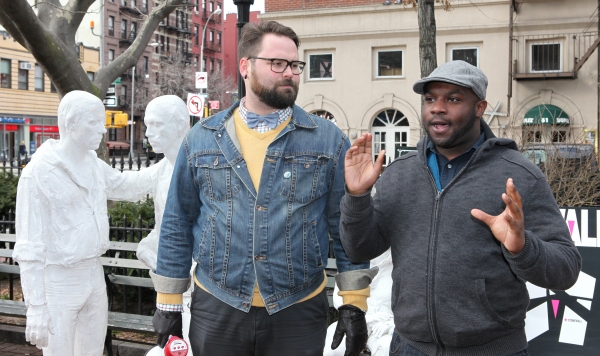 Playwright Ike Holter  & Director Eric Hoff  Photo