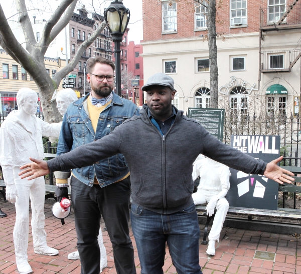 Playwright Ike Holter  & Director Eric Hoff  Photo