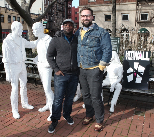 Playwright Ike Holter  & Director Eric Hoff  Photo