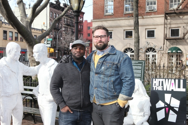 Playwright Ike Holter  & Director Eric Hoff  Photo