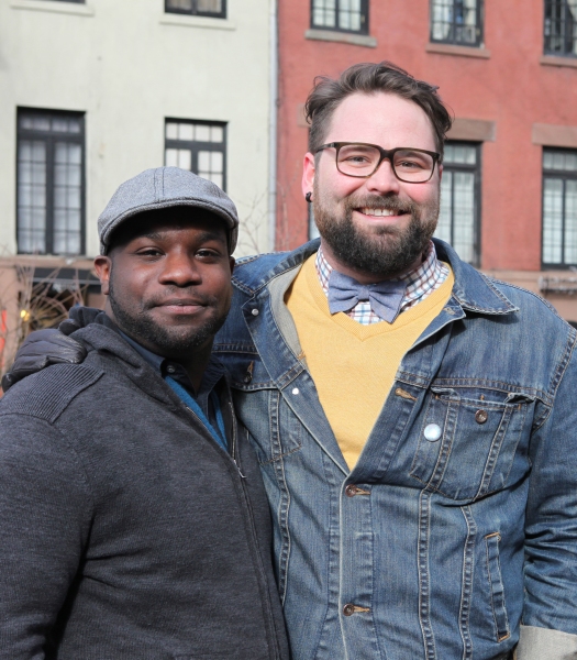 Playwright Ike Holter  & Director Eric Hoff  Photo
