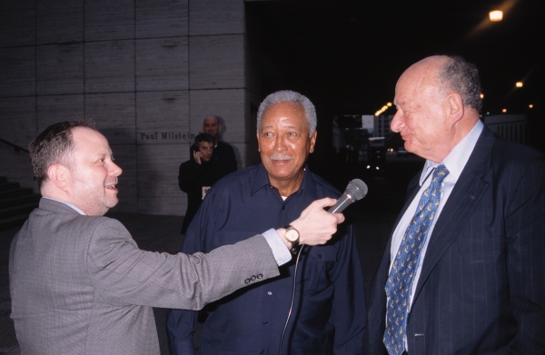 Mayor David Dinkins & Mayor Ed Koch attend the 'Sweet Charity' Concert Benefit at Lin Photo