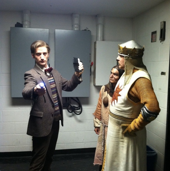 Photo Flash: Saturday Intermission Pics, Feb 2, Part 2 - CINDERELLA's Stepsisters, MORMON Wigs, HAIR & More! Image