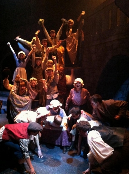 Photo Flash: Saturday Intermission Pics, Feb 2, Part 2 - CINDERELLA's Stepsisters, MORMON Wigs, HAIR & More! Image
